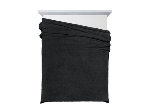 Mäkká, chlpatá deka - Lori, čierna 150 x 200 cm